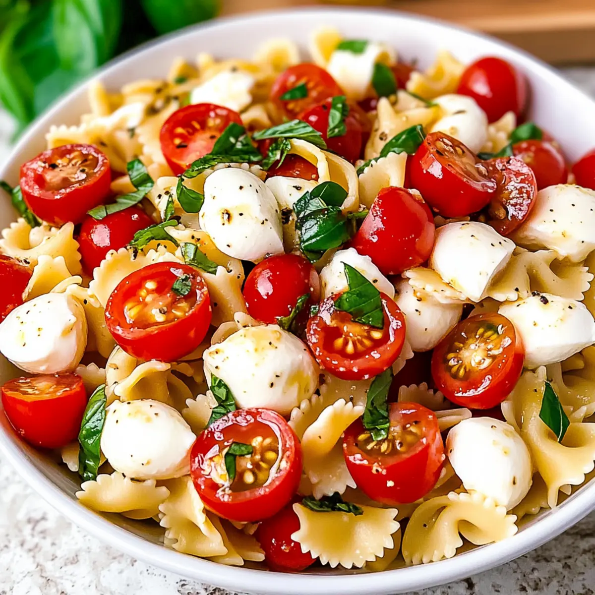Best Caprese Pasta Salad – Easy, Fresh, and Perfect for Summer