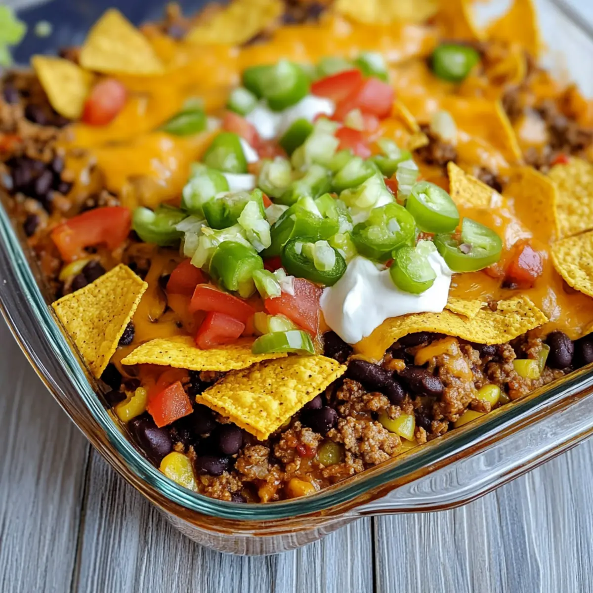Walking Taco Casserole: The Ultimate Cheesy Comfort Dish